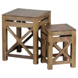 Satztisch in Holz 40/40/50 cm