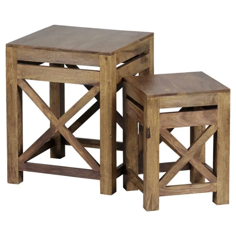 Satztisch in Holz 40/40/50 cm