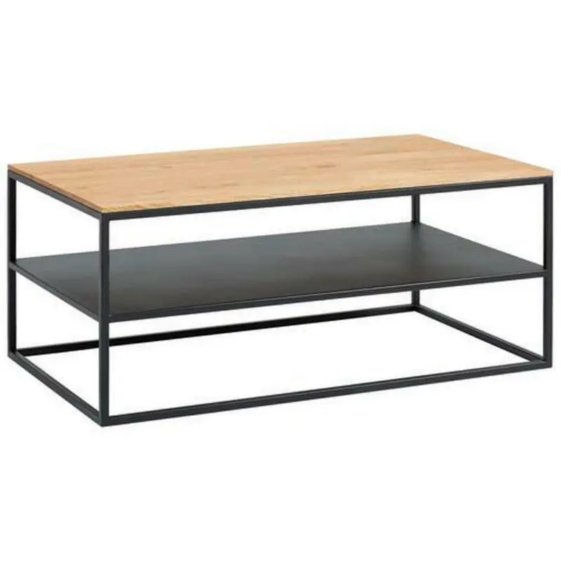 Couchtisch in Holz, Metall 100/60/41,5 cm