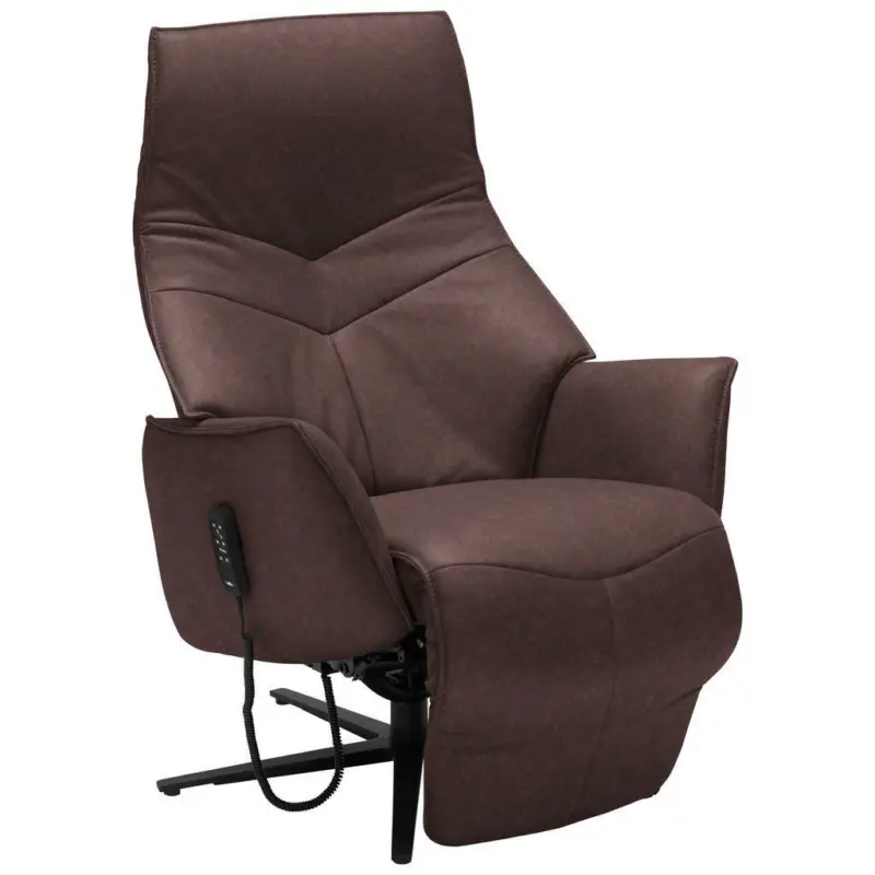 Relaxsessel in Leder Braun