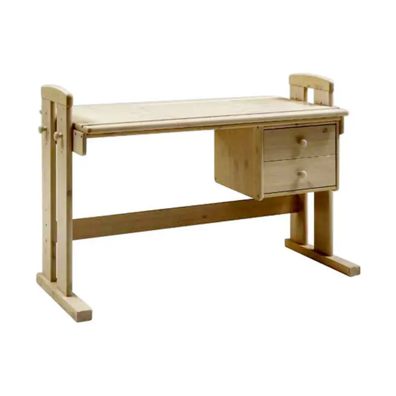 Schreibtisch 126/60/62/68/74 cm in Kieferfarben