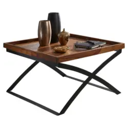 Couchtisch in Holz 63/63/39 cm