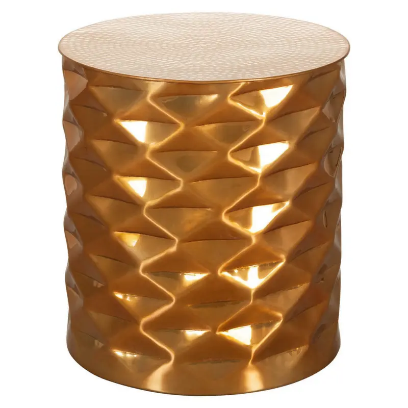 Couchtisch in Metall 43,5/43,5/48 cm