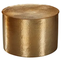 Couchtisch in Metall 61/61/40,5 cm