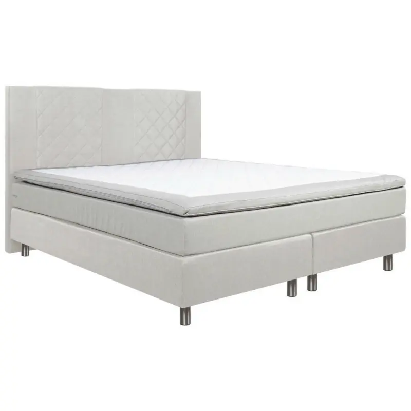 Boxspringbett 140/200 cm in Beige