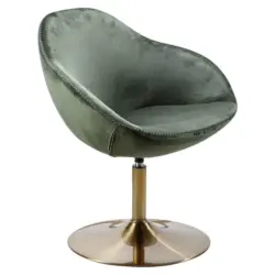 Sessel in Samt Grün