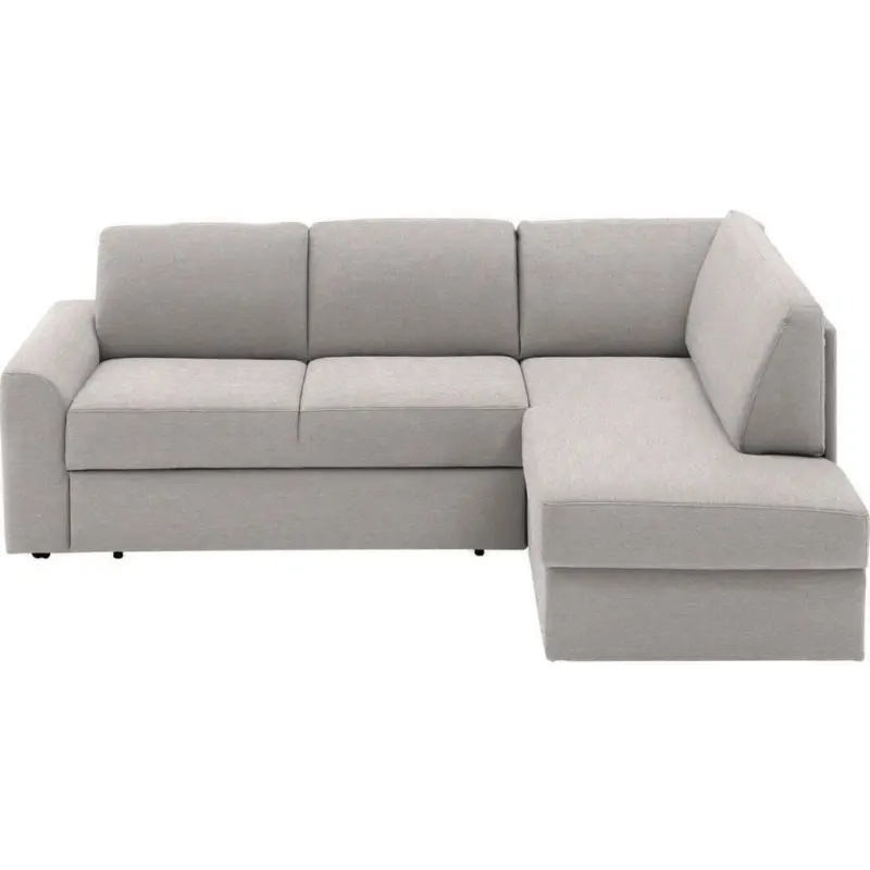 Ecksofa in Webstoff Grau