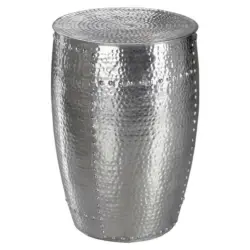 Beistelltisch in Metall 41,5/41,5/62 cm