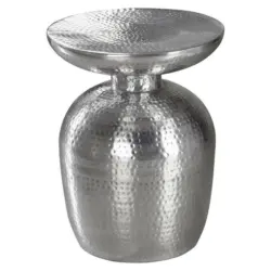 Beistelltisch in Metall 36,5/36,5/46 cm