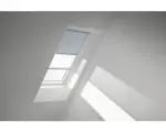 Hornbach VELUX Vorteils-Set Verdunkelungsrollo uni himmelblau und Faltstore Plissee weiß manuell Rahmen aluminium DFD U10 4576S