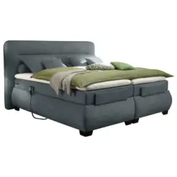 Boxspringbett 180/200 cm in Anthrazit