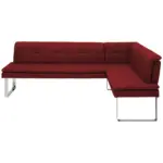 XXXLutz Lauterach - Ihr Möbelhaus bei Bregenz Eckbank 253/174 cm in Chromfarben, Bordeaux