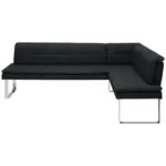 XXXLutz Lauterach - Ihr Möbelhaus bei Bregenz Eckbank 253/174 cm in Schwarz, Chromfarben