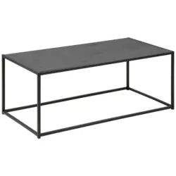 Couchtisch in Metall, Holzwerkstoff 100/50/40 cm