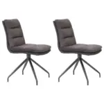 XXXLutz Lauterach - Ihr M&ouml;belhaus bei Bregenz Stuhl-Set 2 St&uuml;ck in Lederlook, Flachgewebe