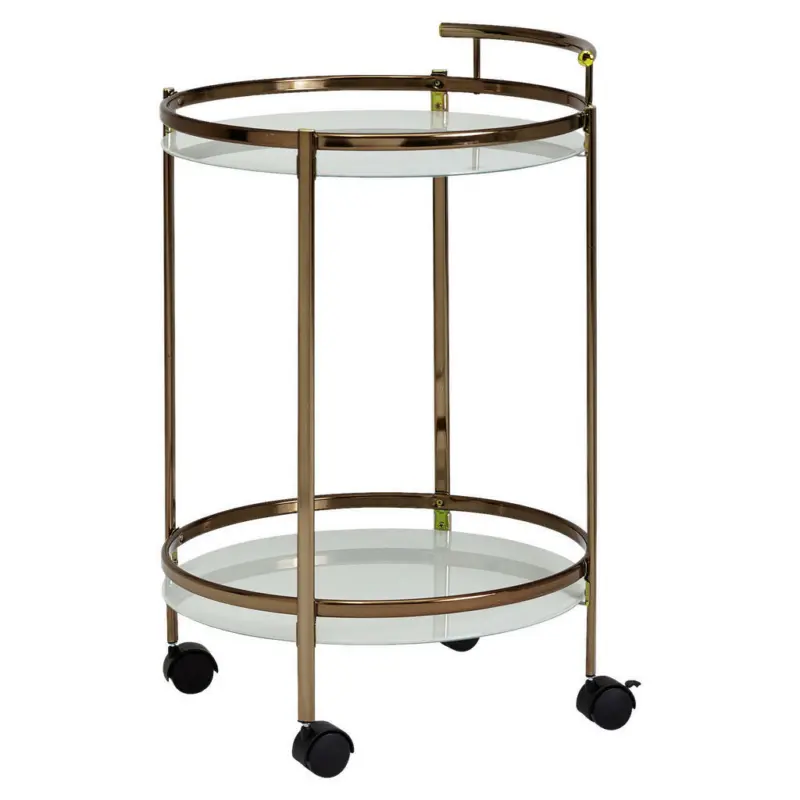 Servierwagen in Goldfarben