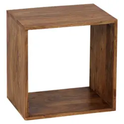 Regal 43,5/43,5/33 cm Sheeshamfarben