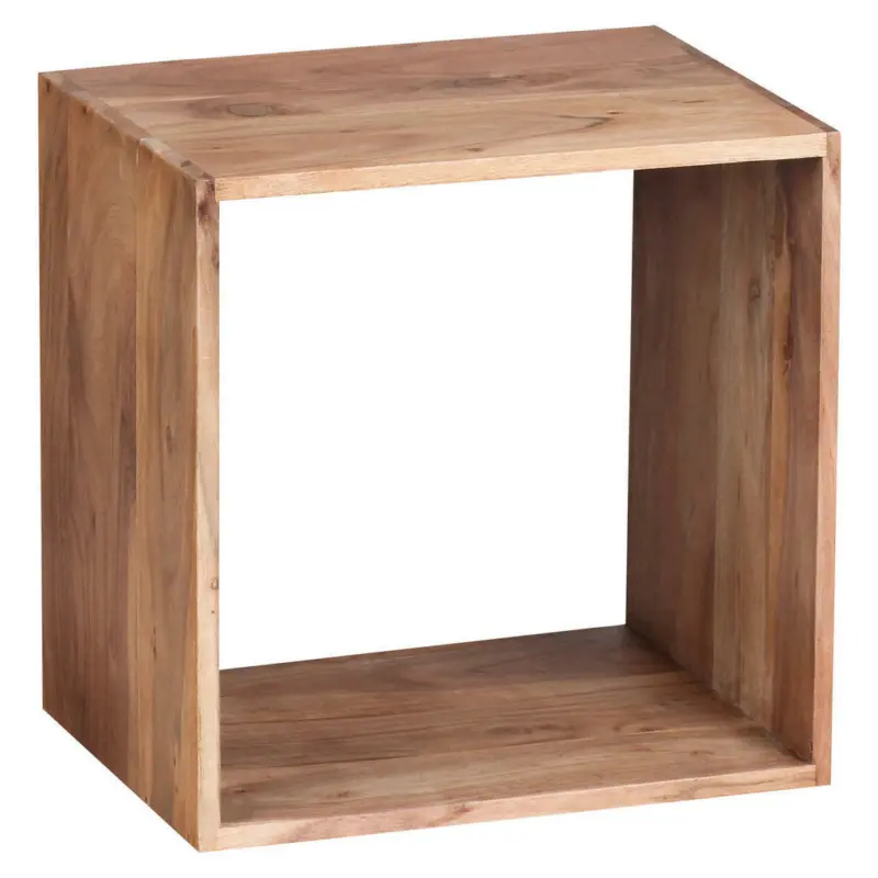 Regal 43,5/43,5/33 cm Akaziefarben