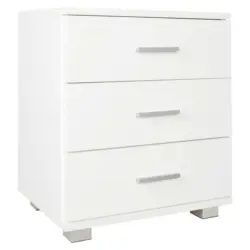 Nachtkästchen in Weiß