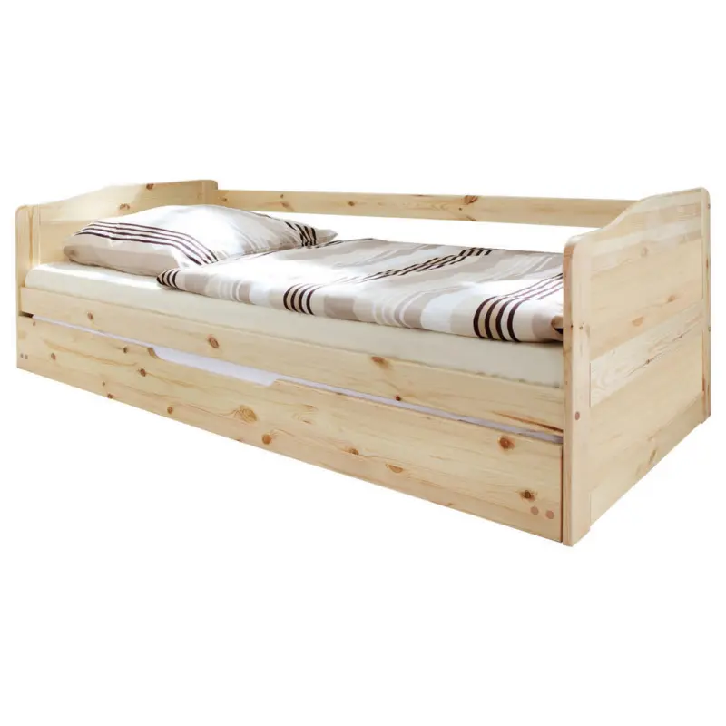 Ausziehbett 90/200 cm in Kieferfarben