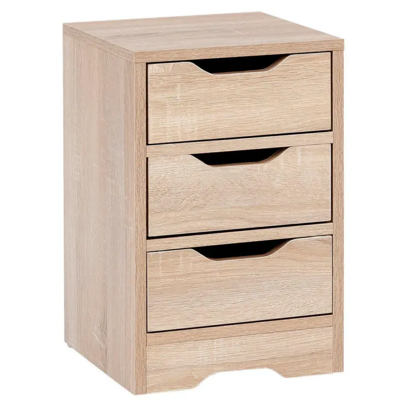 Nachtk&auml;stchen in Eichefarben