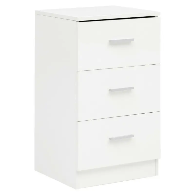 Nachtkästchen in Weiß