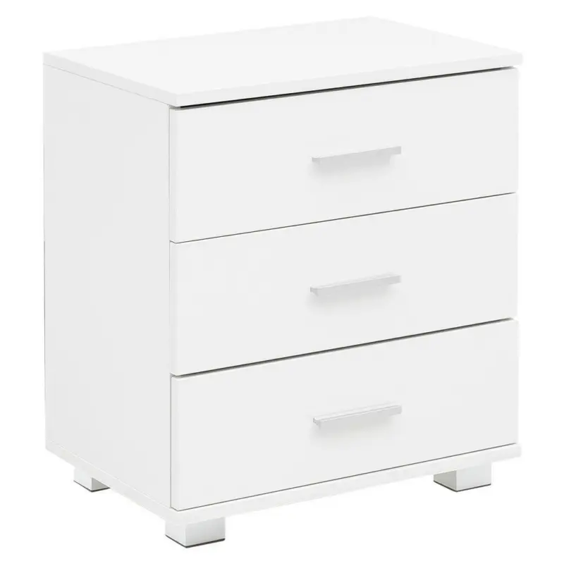 Nachtkästchen in Weiß