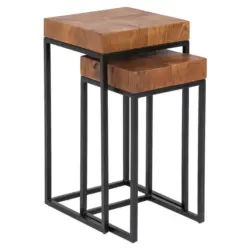 Satztisch in Holz 30/30/60 cm