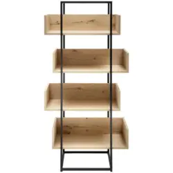 Regal 80/177/39 cm Anthrazit, Eichefarben