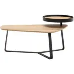 XXXLutz Lauterach - Ihr M&ouml;belhaus bei Bregenz Couchtisch in Holz, Metall 110/71,1/40-53,5 cm