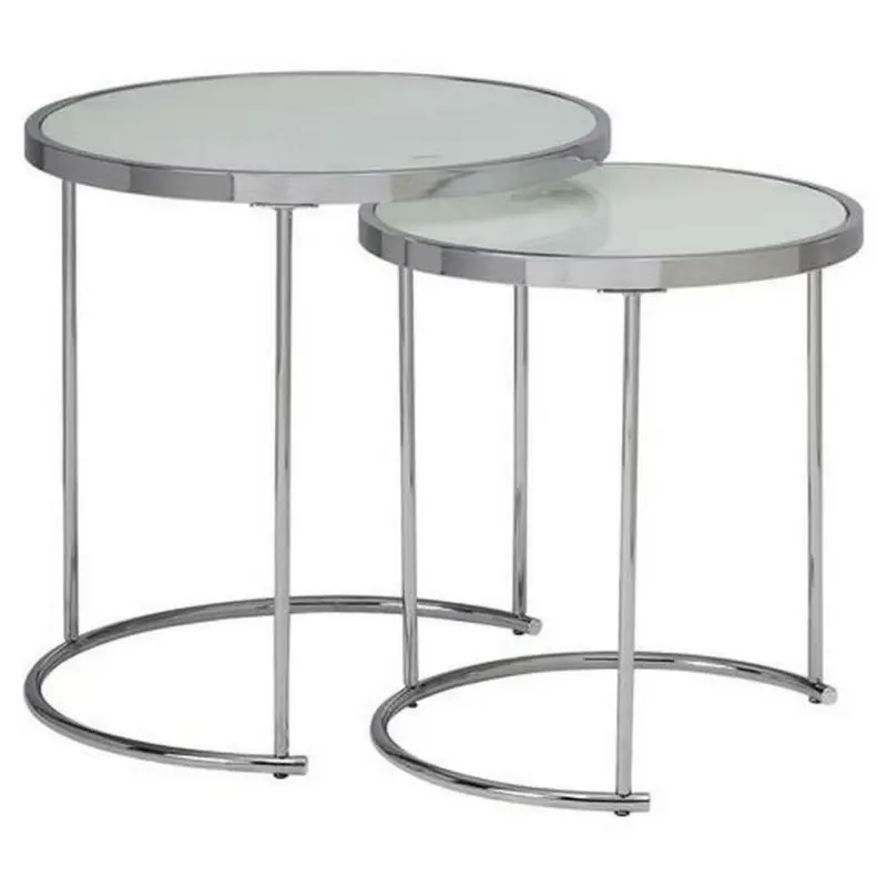 Satztisch in Glas 50/50/50,5 cm