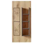 XXXLutz Lauterach - Ihr Möbelhaus bei Bregenz Wandboard in 50/108/17 cm Graphitfarben, Buchefarben
