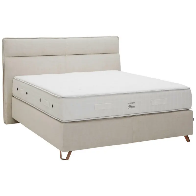 Boxspringbett 160/200 cm in Creme