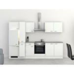 XXXLutz Spittal - Ihr Möbelhaus in Spittal an der Drau Küchenblock 300 cm in Grau, Weiß, Edelstahlfarben