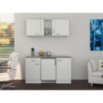 XXXLutz Spittal - Ihr Möbelhaus in Spittal an der Drau Miniküche 150 cm in Weiß, Edelstahlfarben