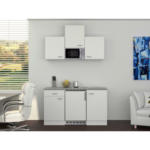 XXXLutz Laa/Thaya - Ihr Möbelhaus in Laa an der Thaya Miniküche 150 cm in Grau, Weiß