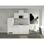 XXXLutz Wels - Ihr Möbelhaus in Wels Küchenblock 210 cm in Weiß, Grau