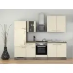 XXXLutz Lauterach - Ihr M&ouml;belhaus bei Bregenz K&uuml;chenblock 270 cm in Eichefarben, Magnolie