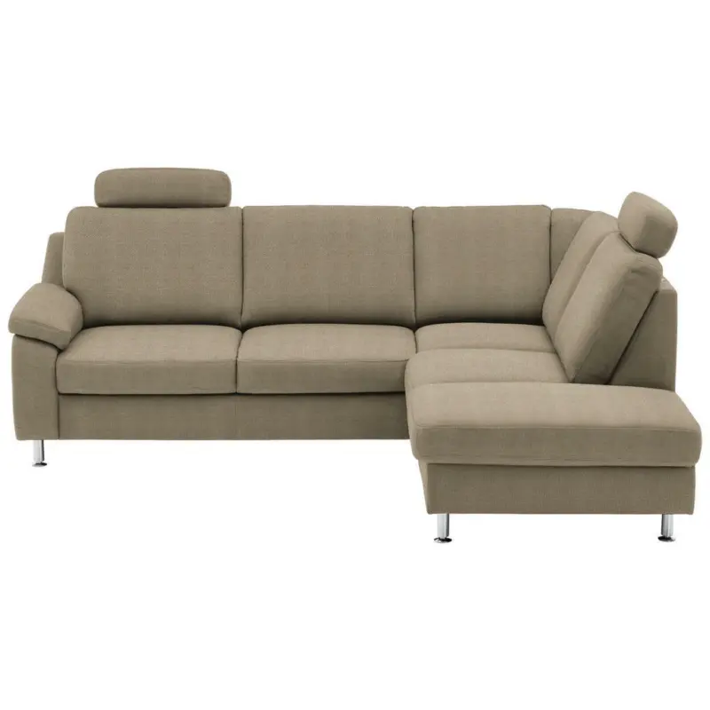 Ecksofa in Flachgewebe Grün