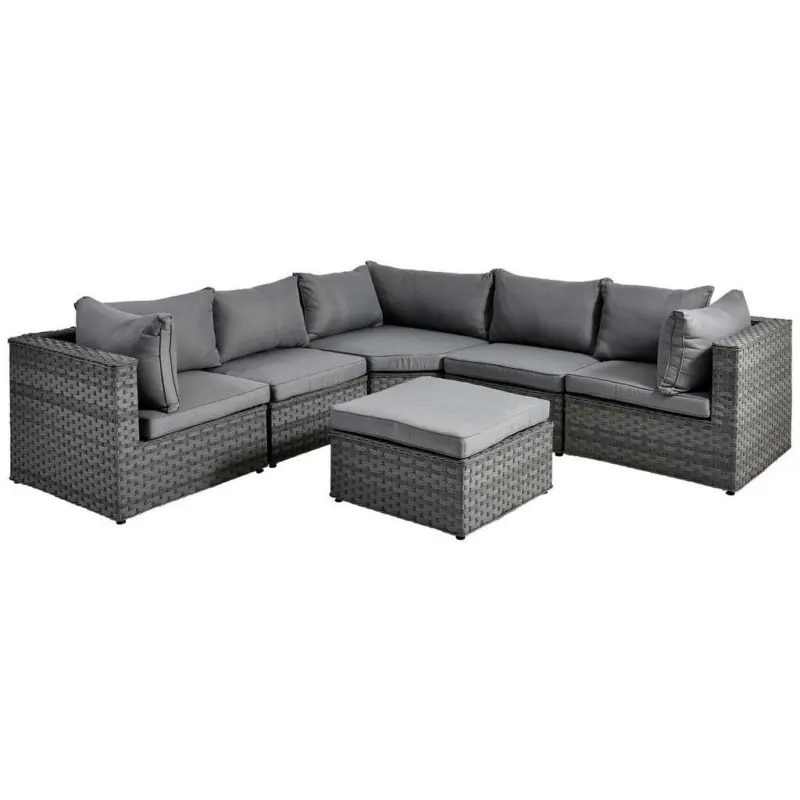 Loungegarnitur 16-teilig 277/277 cm