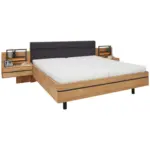 XXXLutz Lauterach - Ihr M&ouml;belhaus bei Bregenz Bettanlage 180/200 cm in Schwarz, Eichefarben, Dunkelgrau