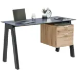 XXXLutz Lauterach - Ihr Möbelhaus bei Bregenz Schreibtisch 130/60/75 cm in Schwarz, Eichefarben