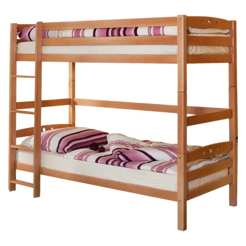 Etagenbett 90/200 cm Buchefarben