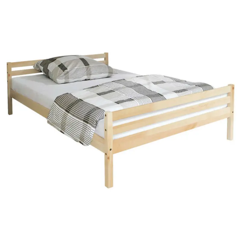 Bett 140/200 cm in Kieferfarben