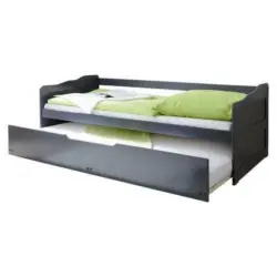 Ausziehbett 90/200 cm in Grau