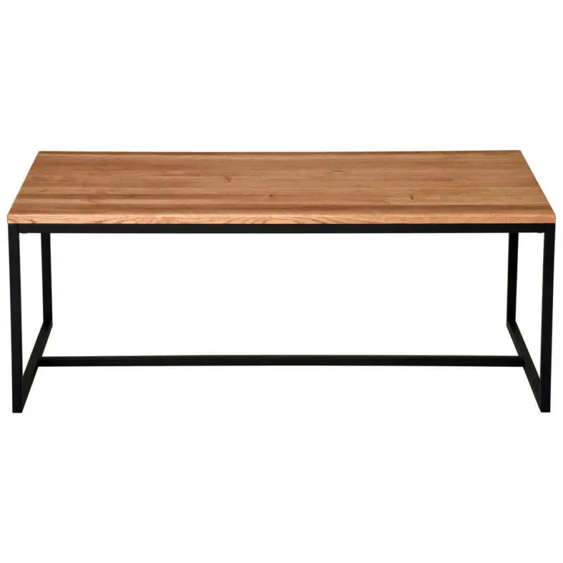 Couchtisch in Holz, Metall 110/60/40 cm