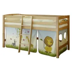 Mittelhohes Bett 90/200 cm Multicolor