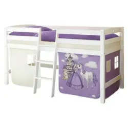 Mittelhohes Bett 90/200 cm Flieder