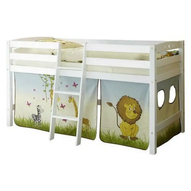 Mittelhohes Bett 90/200 cm Multicolor