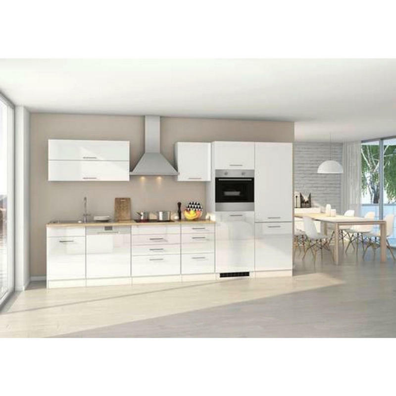 Küchenblock 360 cm in Weiß